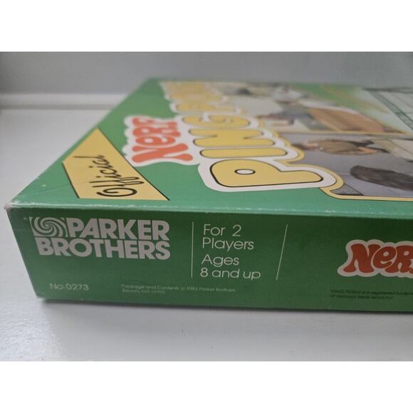 Vintage 1982 Official NERF‎ Ping Pong Indoor Game In Box - Picture 4 of 16